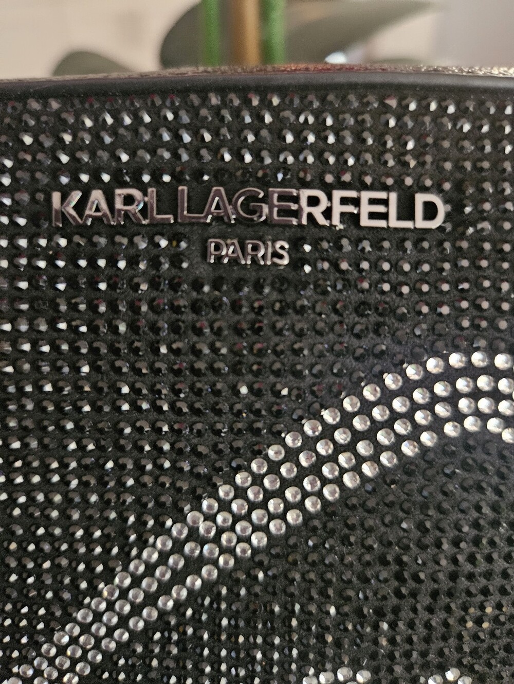 Karl Lagerfeld Black Crystal 'Karl' Crossbody - Picture 4 of 15
